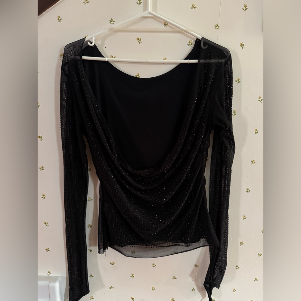 MESHA Rhinestone Blouse - Picture 6 of 7